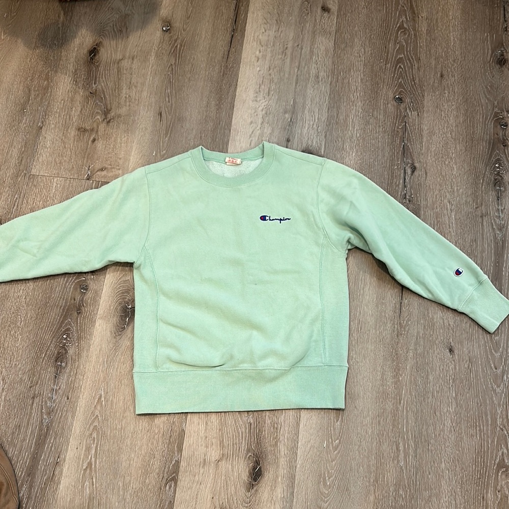Champion mint crew neck